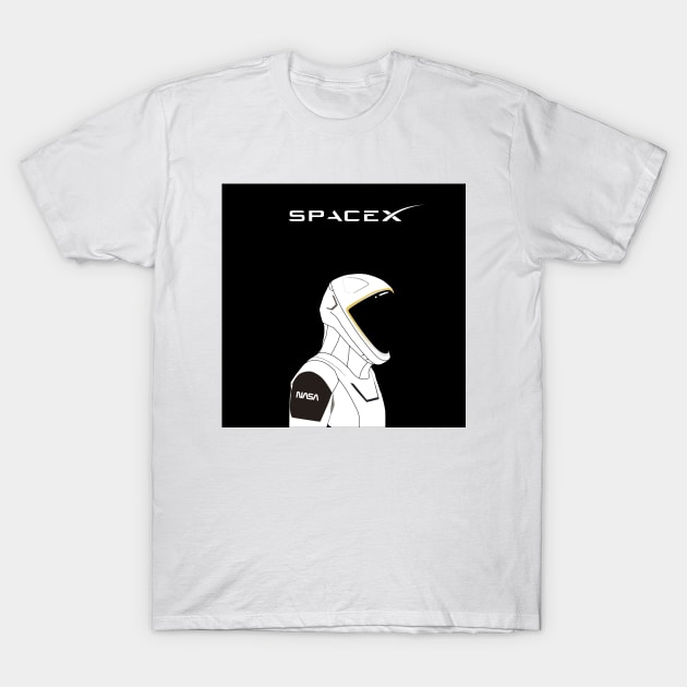 spaceX astronaut T-Shirt by rsclvisual